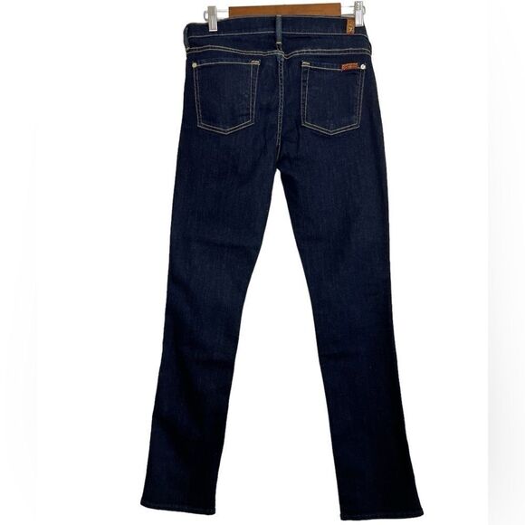 7 For All Mankind Blue The Modern Straight Leg Jean Size 30 - Picture 6 of 15